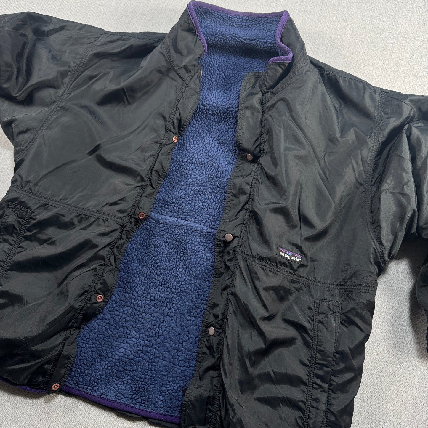 90s 雪無し パタゴニア グリセード プルシアンブルー M 93年 patagonia ja-u-2505-061