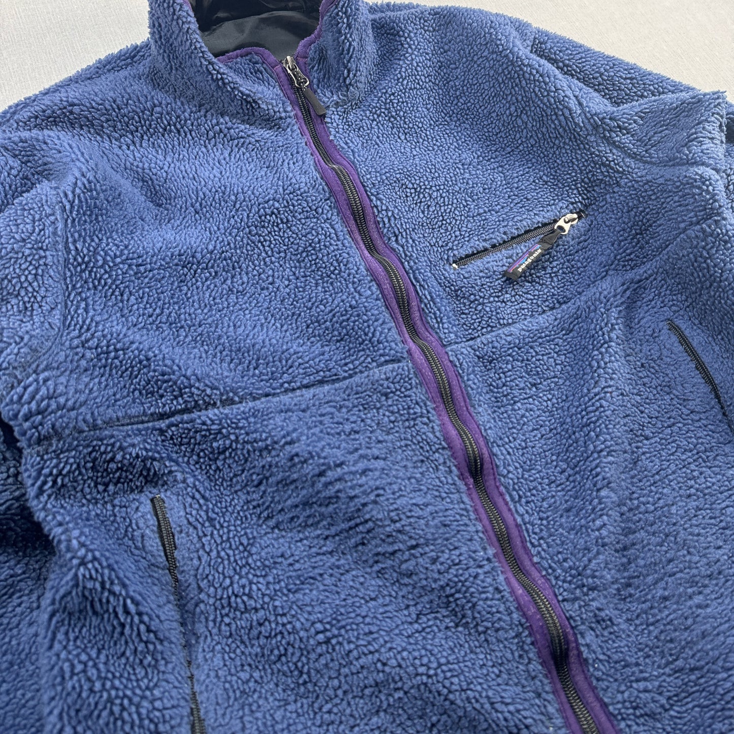 90s 雪無し パタゴニア グリセード プルシアンブルー M 93年 patagonia ja-u-2505-061