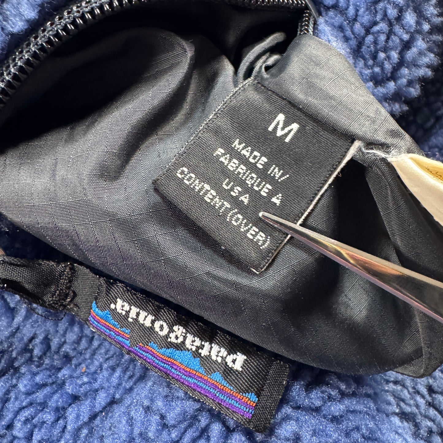 90s 雪無し パタゴニア グリセード プルシアンブルー M 93年 patagonia ja-u-2505-061