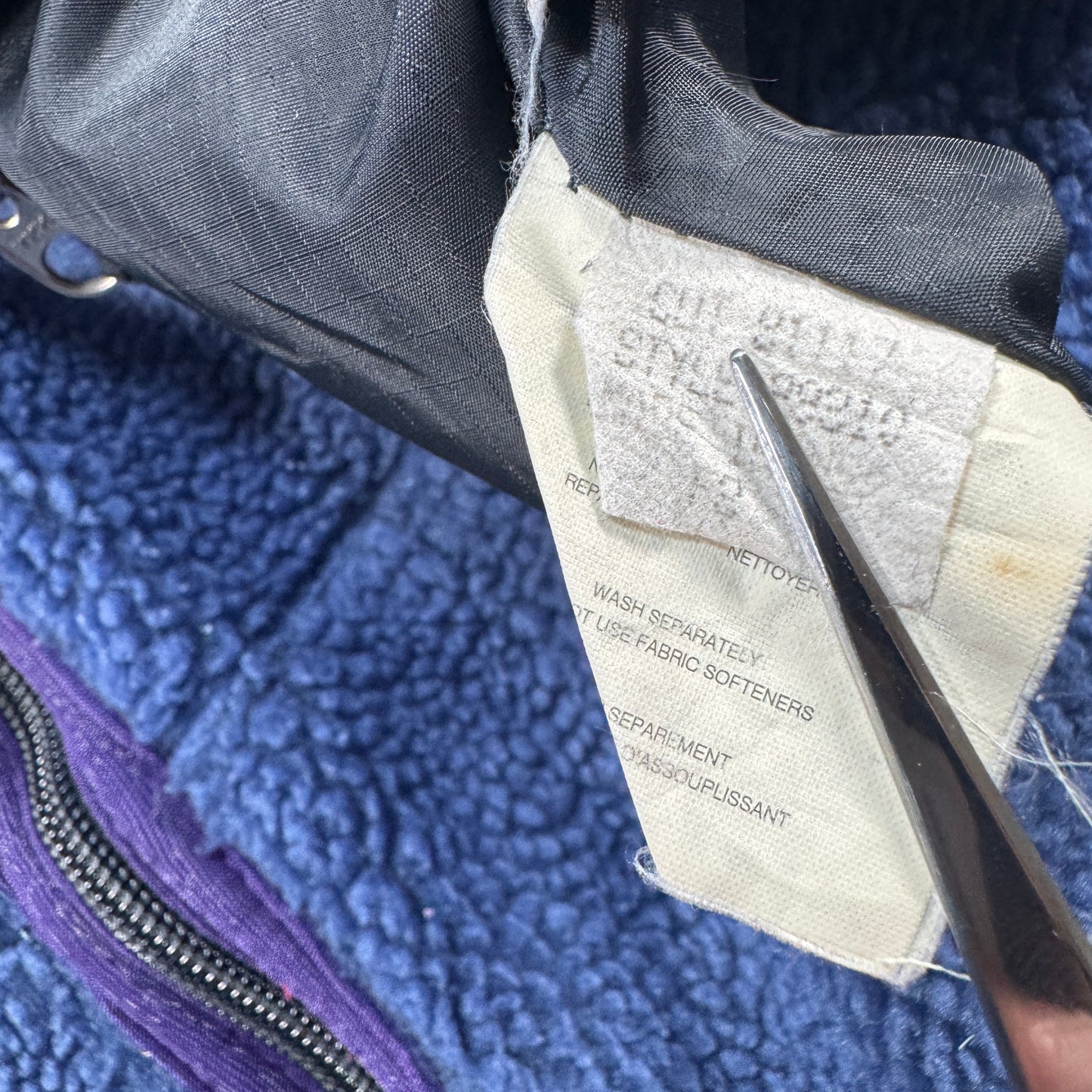 90s 雪無し パタゴニア グリセード プルシアンブルー M 93年 patagonia ja-u-2505-061