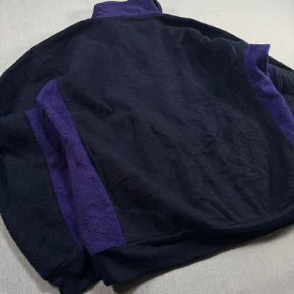 90s パタゴニア USA製 ハーフジップ フリース ネイビー パープル ja-u-2505-063