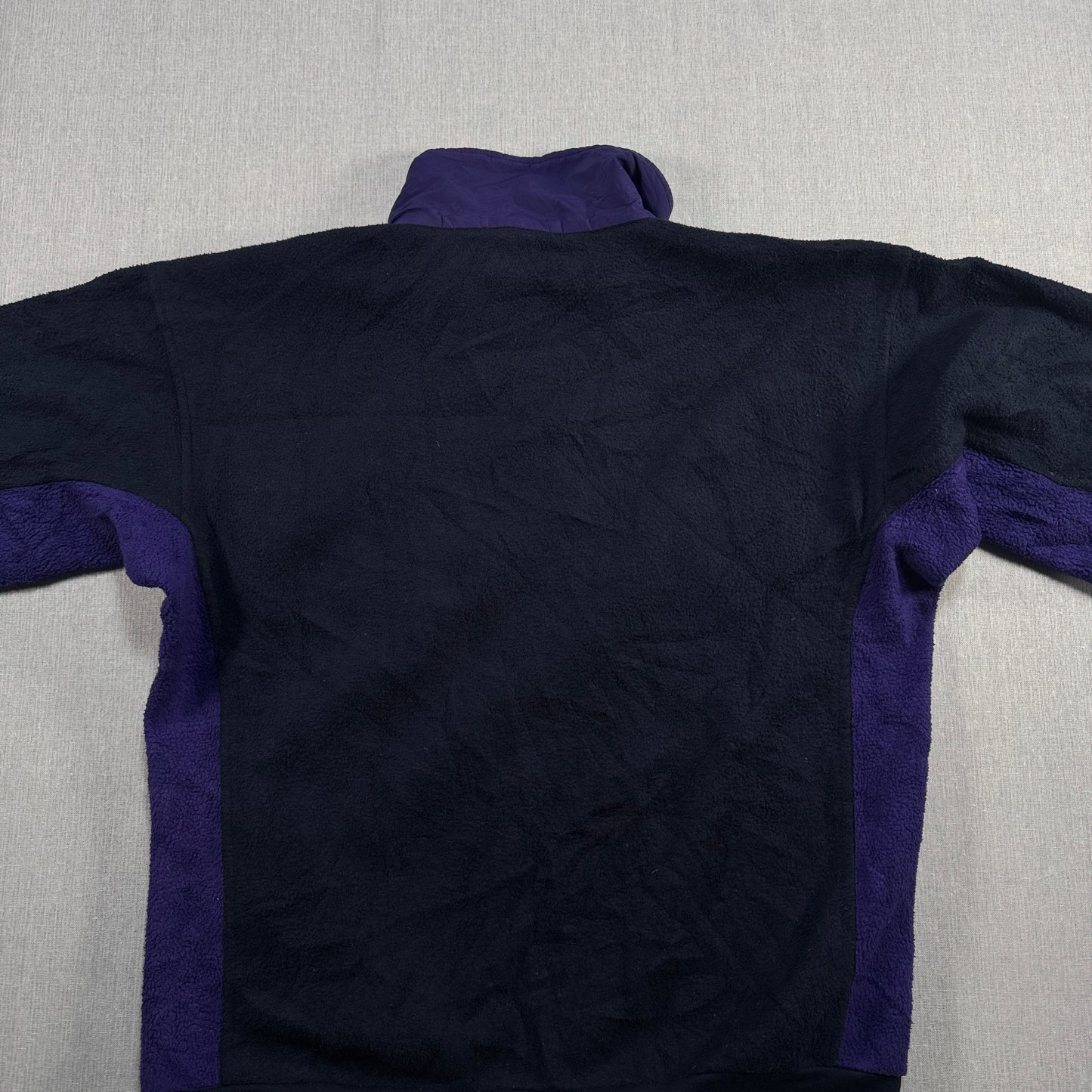 90s パタゴニア USA製 ハーフジップ フリース ネイビー パープル ja-u-2505-063
