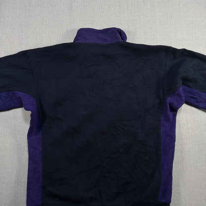 90s パタゴニア USA製 ハーフジップ フリース ネイビー パープル ja-u-2505-063