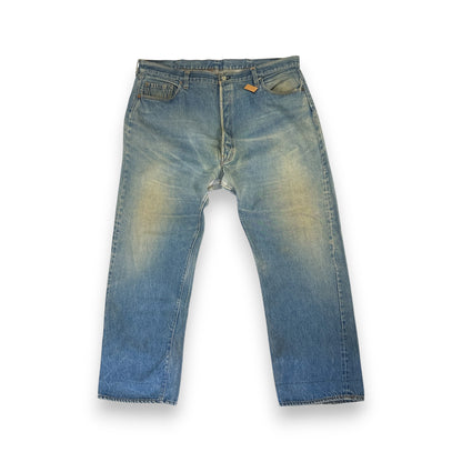 70s 66後期 赤耳 リーバイス levi's 501 USA製 ボタン裏6 W46 pa-00026