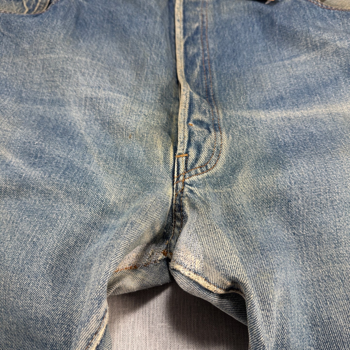 70s 66後期 赤耳 リーバイス levi's 501 USA製 ボタン裏6 W46 pa-00026
