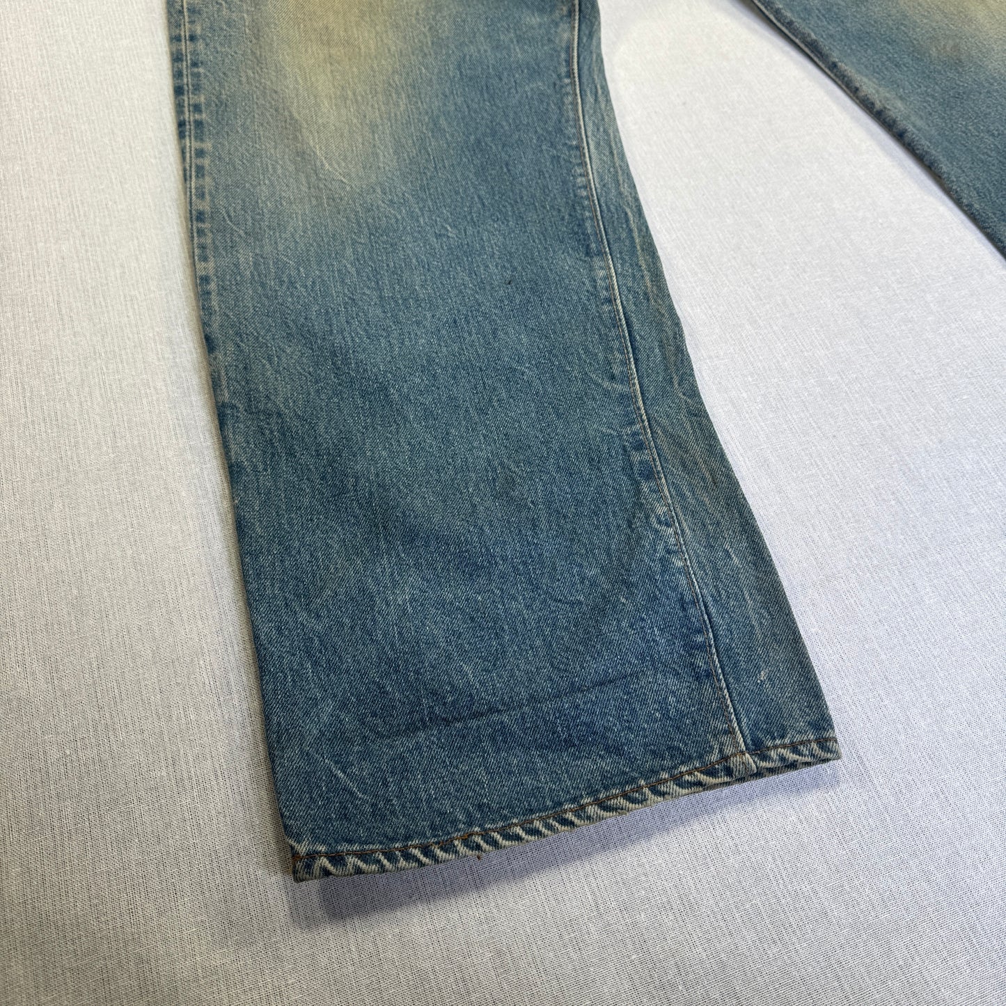 70s 66後期 赤耳 リーバイス levi's 501 USA製 ボタン裏6 W46 pa-00026