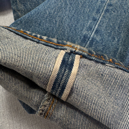 70s 66後期 赤耳 リーバイス levi's 501 USA製 ボタン裏6 W46 pa-00026