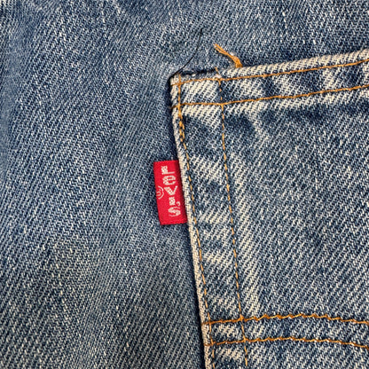 70s 66後期 赤耳 リーバイス levi's 501 USA製 ボタン裏6 W46 pa-00026