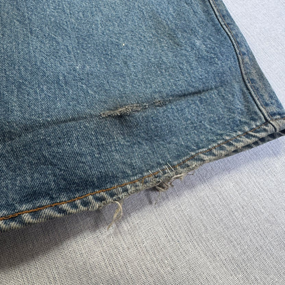 70s 66後期 赤耳 リーバイス levi's 501 USA製 ボタン裏6 W46 pa-00026