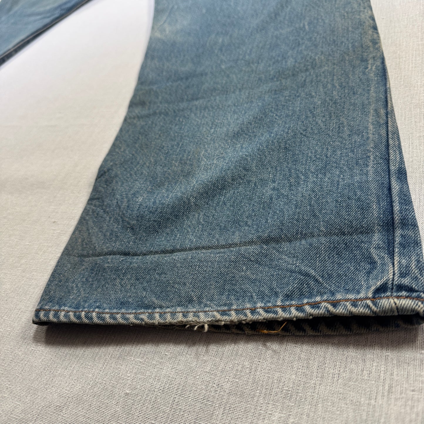 70s 66後期 赤耳 リーバイス levi's 501 USA製 ボタン裏6 W46 pa-00026