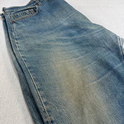 70s 66後期 赤耳 リーバイス levi's 501 USA製 ボタン裏6 W46 pa-00026