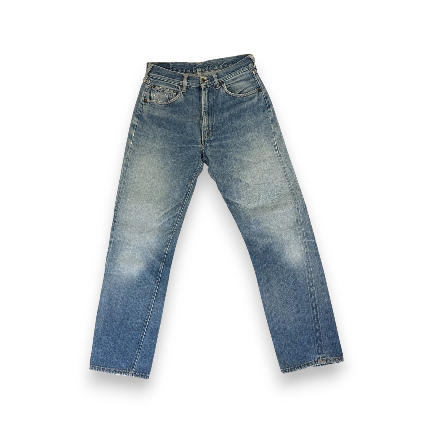 502xx bigE 66前期 ボタン裏16 Vステッチ 赤耳 60s ビンテージ pa-00025