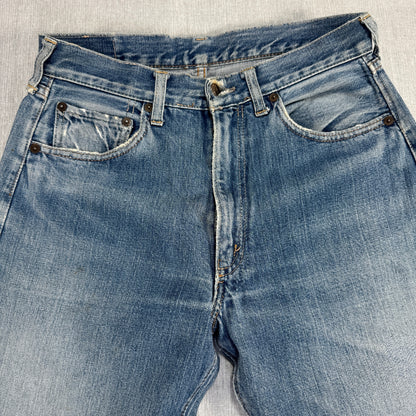 502xx bigE 66前期 ボタン裏16 Vステッチ 赤耳 60s ビンテージ pa-00025