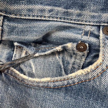 502xx bigE 66前期 ボタン裏16 Vステッチ 赤耳 60s ビンテージ pa-00025