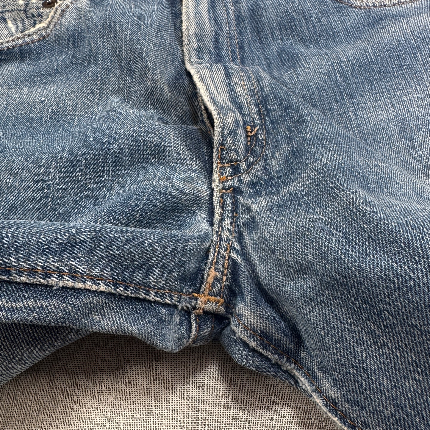 502xx bigE 66前期 ボタン裏16 Vステッチ 赤耳 60s ビンテージ pa-00025