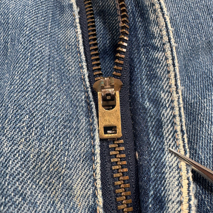 502xx bigE 66前期 ボタン裏16 Vステッチ 赤耳 60s ビンテージ pa-00025