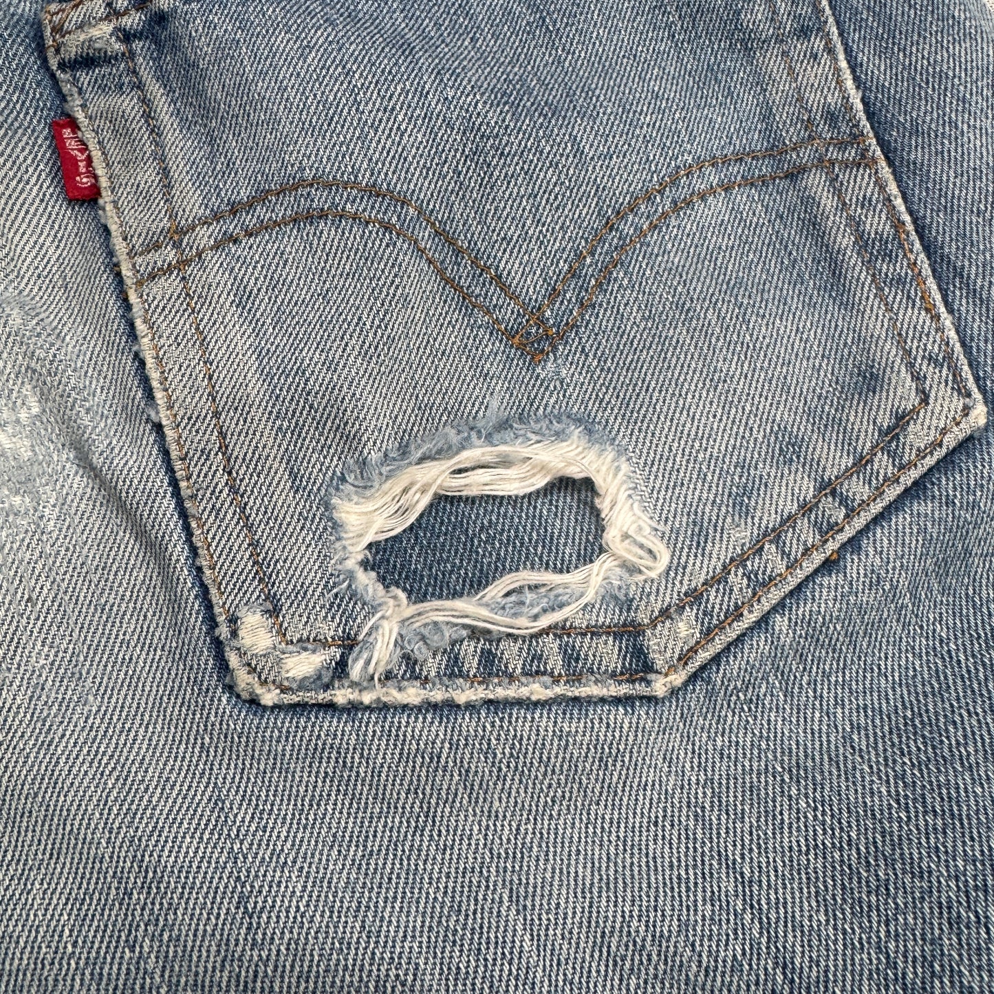 502xx bigE 66前期 ボタン裏16 Vステッチ 赤耳 60s ビンテージ pa-00025