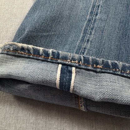 502xx bigE 66前期 ボタン裏16 Vステッチ 赤耳 60s ビンテージ pa-00025