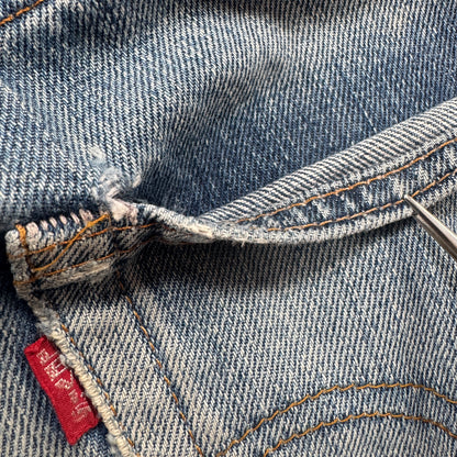 502xx bigE 66前期 ボタン裏16 Vステッチ 赤耳 60s ビンテージ pa-00025