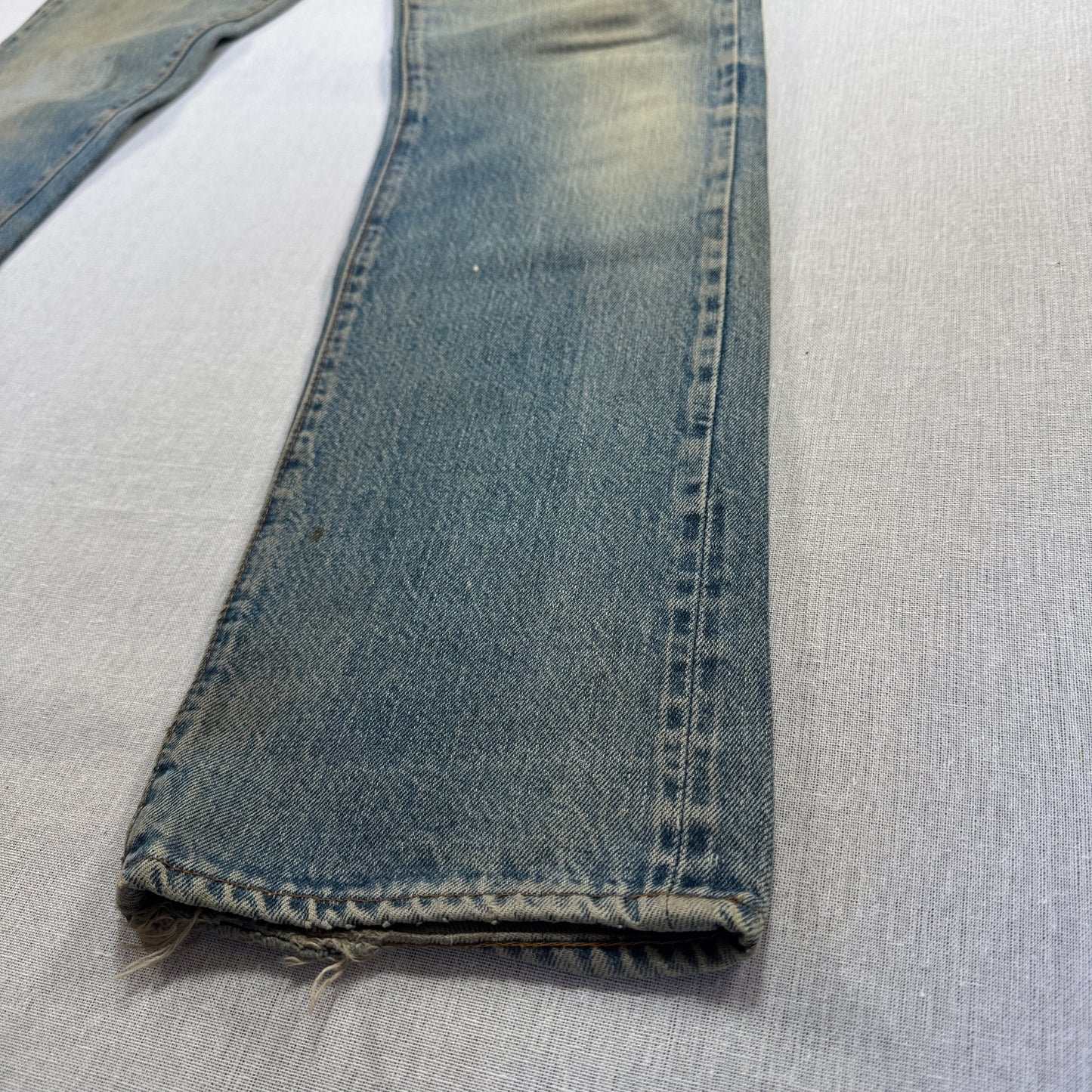 70s 66後期 赤耳 リーバイス levi's 501 USA製 ボタン裏6 w28 pa-00024