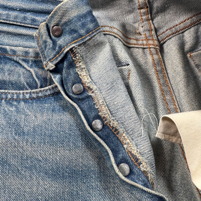 70s 66後期 赤耳 リーバイス levi's 501 USA製 ボタン裏6 w28 pa-00024