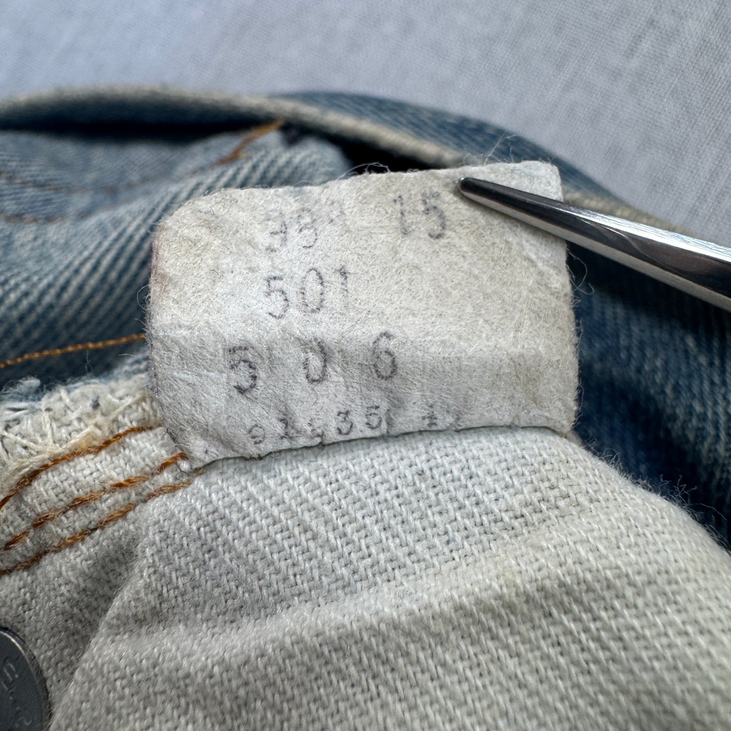 70s 66後期 赤耳 リーバイス levi's 501 USA製 ボタン裏6 w28 pa-00024