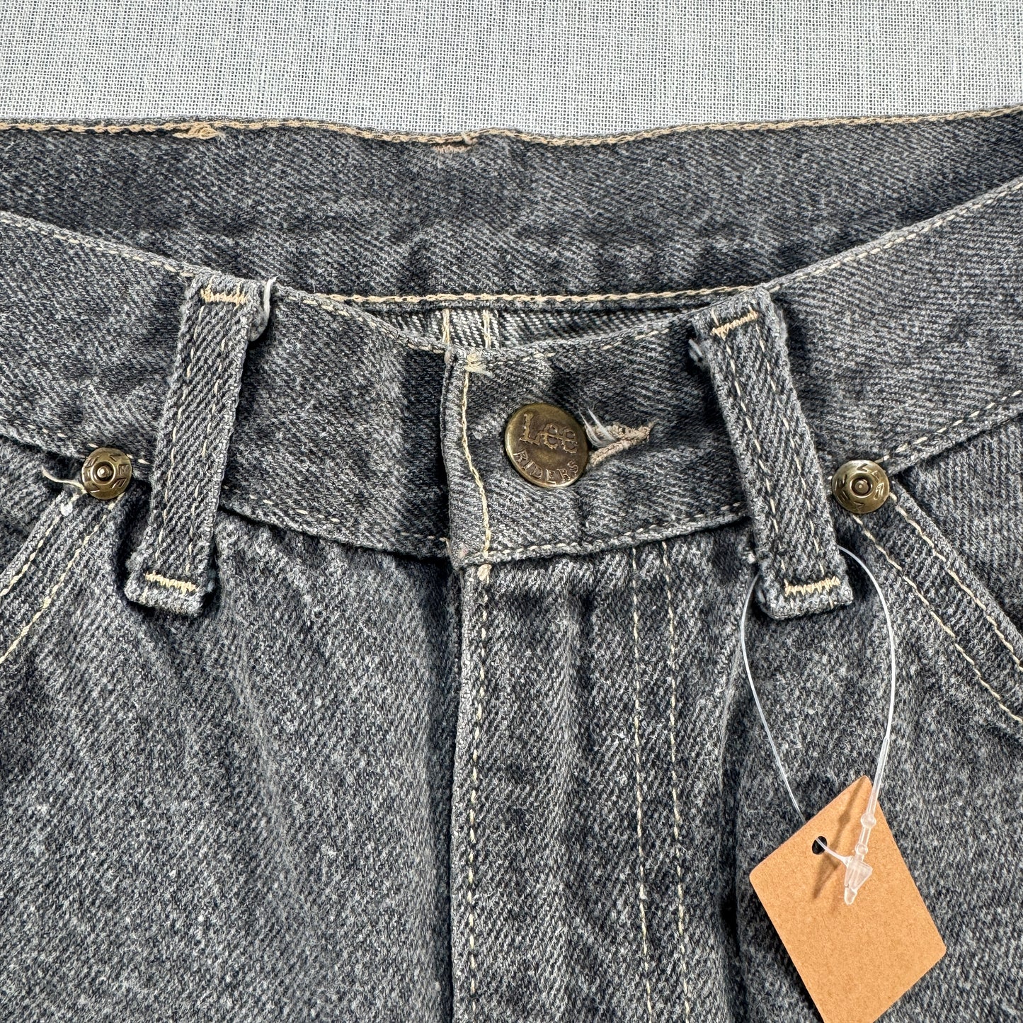 80s LEE ブラックデニム talon 200-0202 USA製 ビンテージ pa-00022