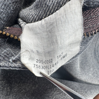 80s LEE ブラックデニム talon 200-0202 USA製 ビンテージ pa-00022