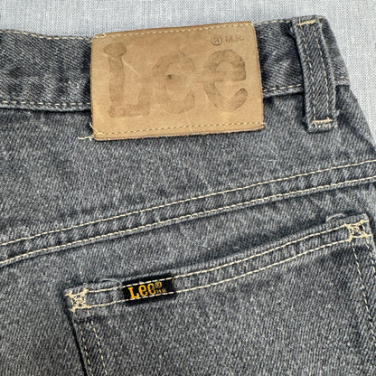 80s LEE ブラックデニム talon 200-0202 USA製 ビンテージ pa-00022