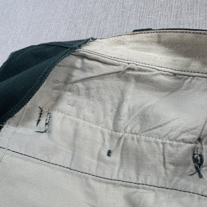 U.S.ARMY 米軍 ハーフパンツ チノパン 緑 60s 70s pa-00020