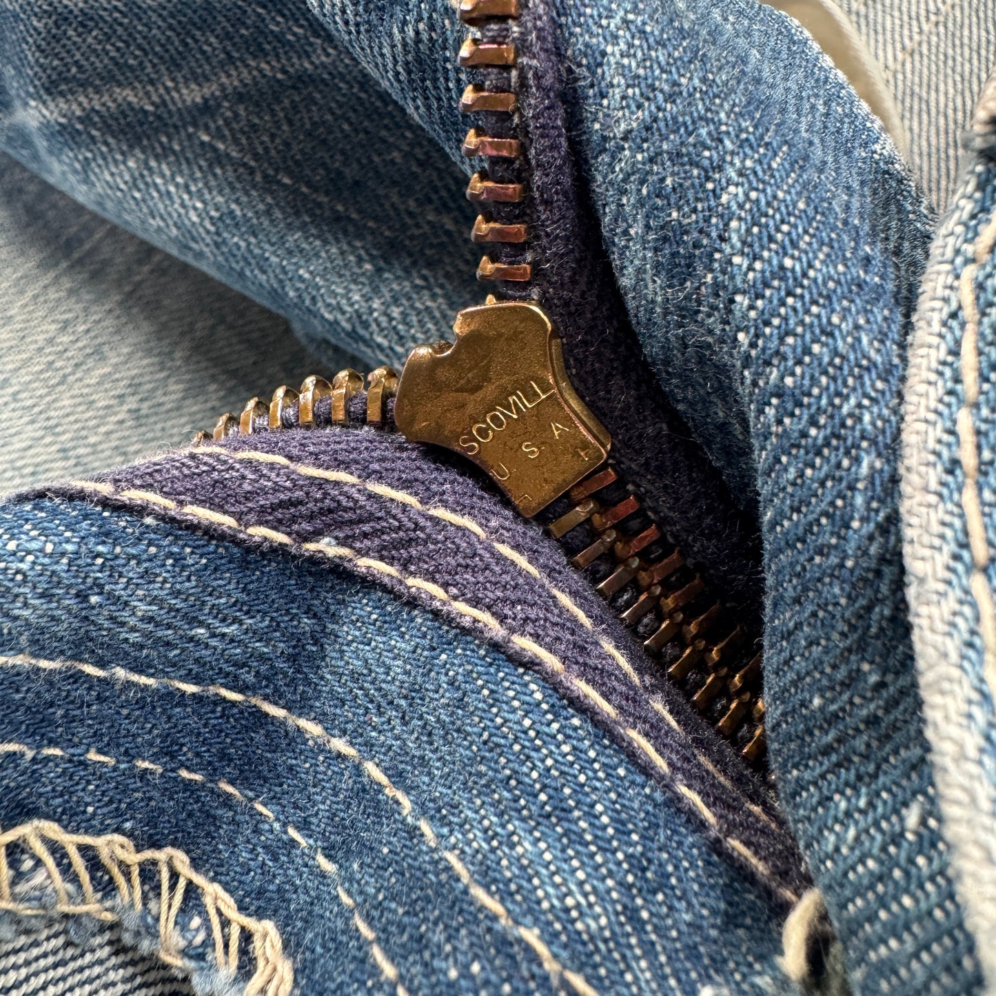 60s EDWIN エドウィン W33 ビンテージ デニム USA製 pa-00016