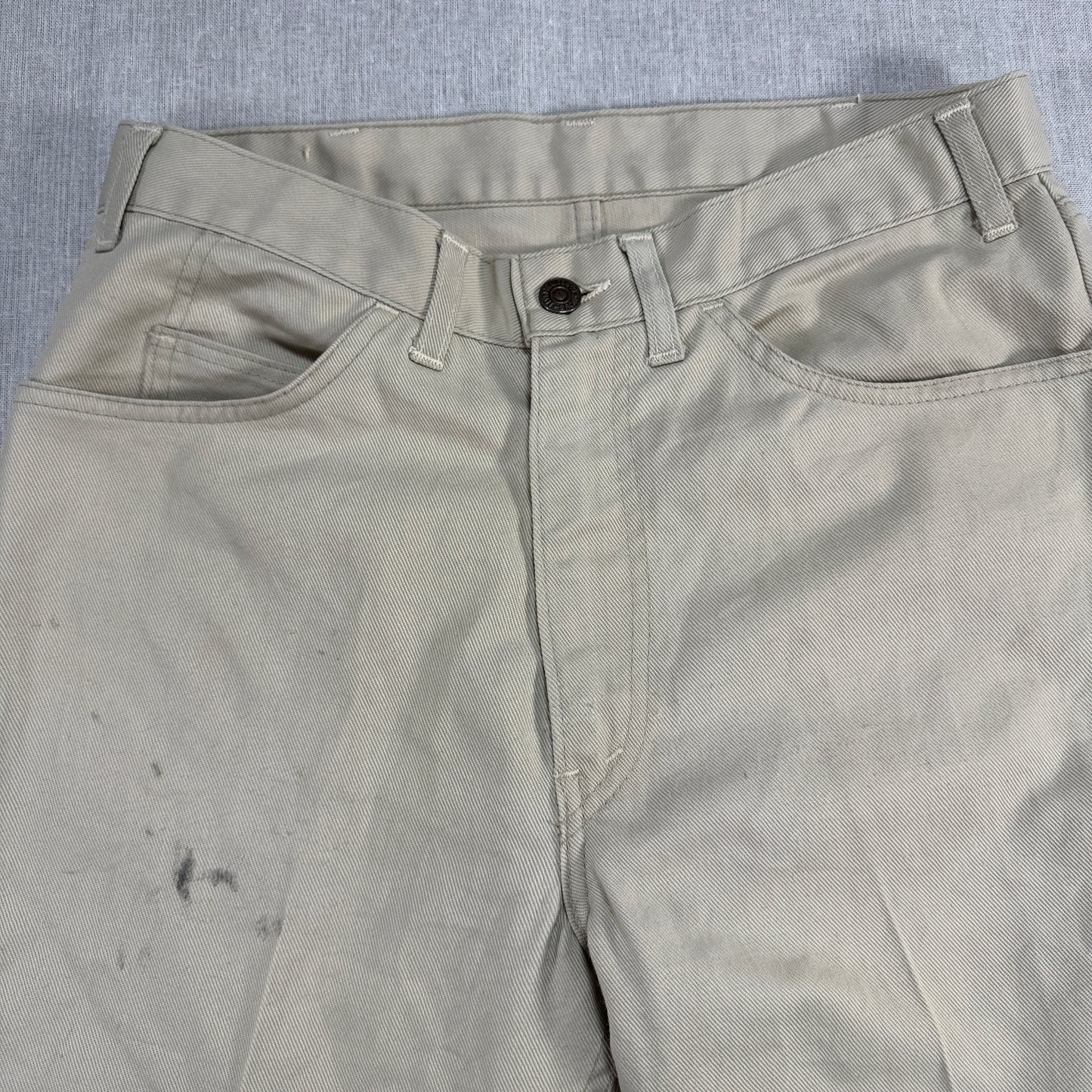 60s 70s levisスタプレ bigE ボタン裏M オフホワイト pa-00014