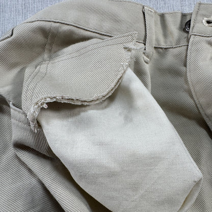 60s 70s levisスタプレ bigE ボタン裏M オフホワイト pa-00014