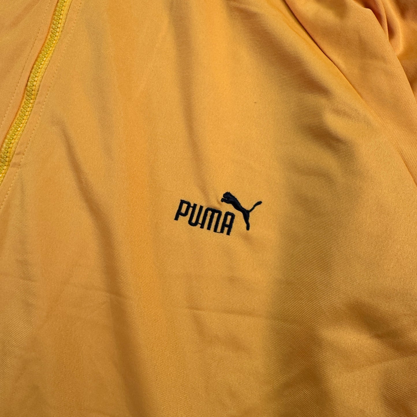 90s PUMA プーマ セットアップ トラックジャケット イエロー 上下セット pa-00004