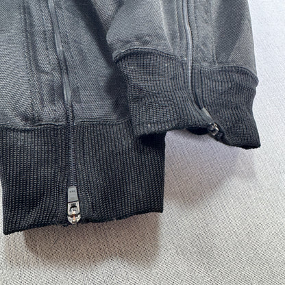 90s diadora ディアドラ トラックパンツ ブラック M ロベルトバッジョ y2k pa-00003