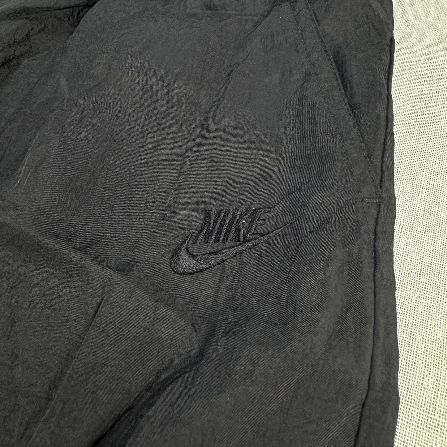 90s 00s ナイキ NIKE ナイロンパンツ ブラック M y2k pa-00002