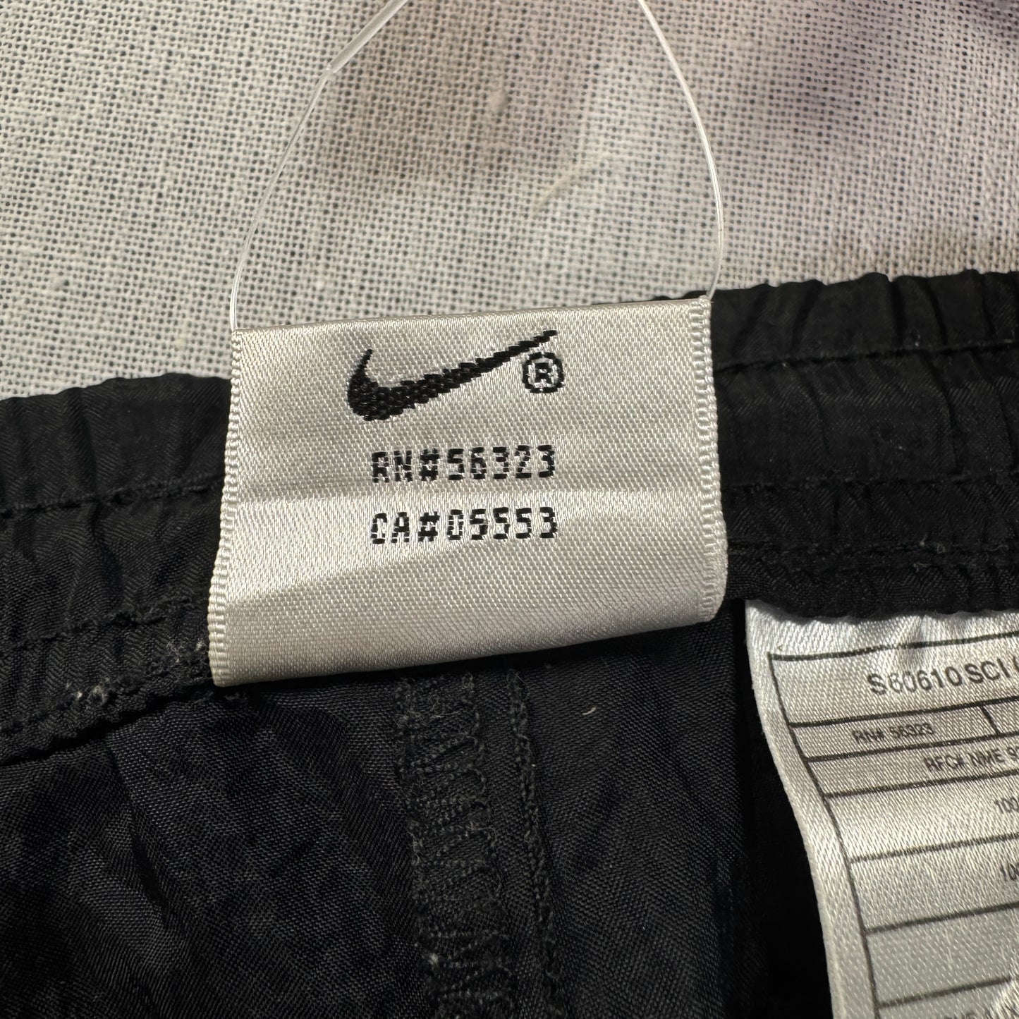 90s 00s ナイキ NIKE ナイロンパンツ ブラック M y2k pa-00002