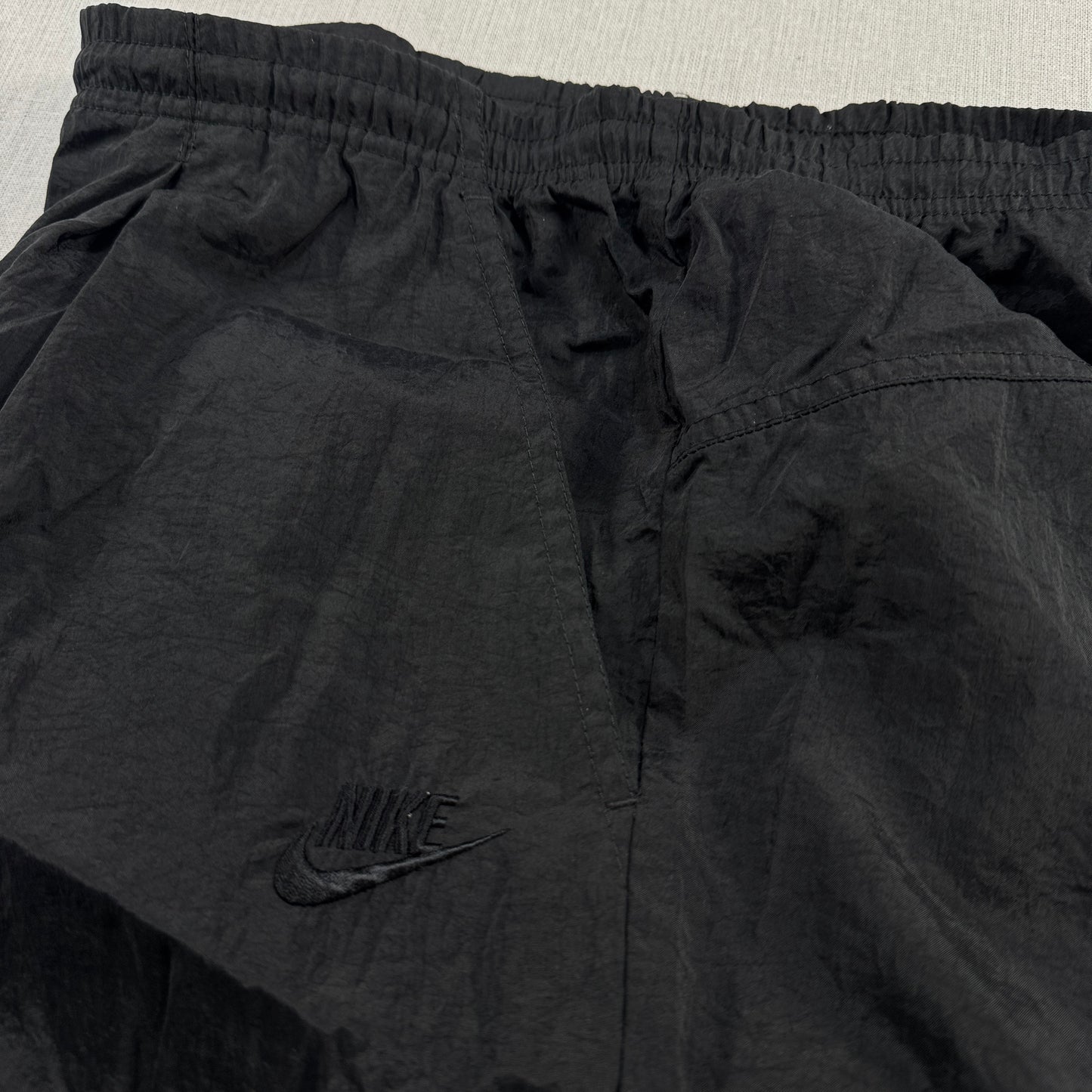 90s 00s ナイキ NIKE ナイロンパンツ ブラック M y2k pa-00002