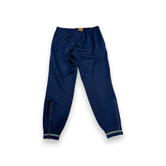 80s ナイキ NIKE トラックパンツ ネイビー L 日本製 pa-00001