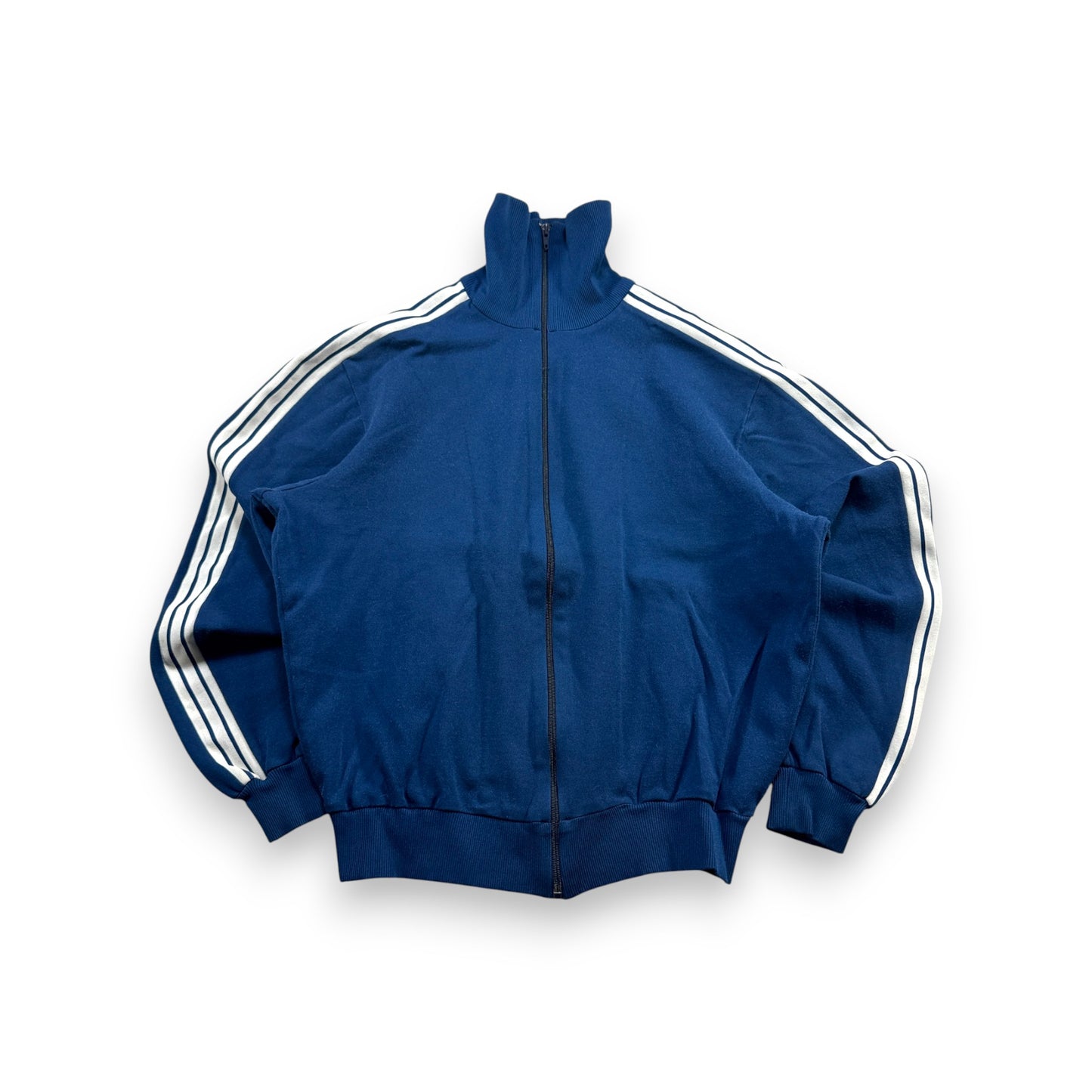 70s adidas アディダス トラックジャケット ネイビー マークなし 3号 ad-u-2505-069