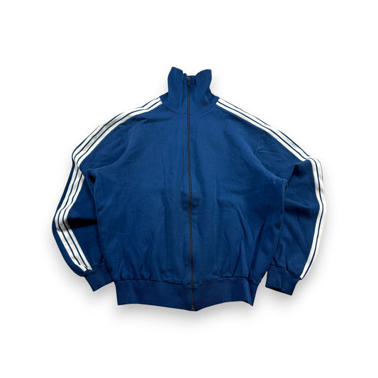 70s adidas アディダス トラックジャケット ネイビー マークなし 3号 ad-u-2505-069