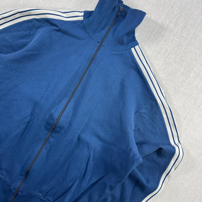 70s adidas アディダス トラックジャケット ネイビー マークなし 3号 ad-u-2505-069