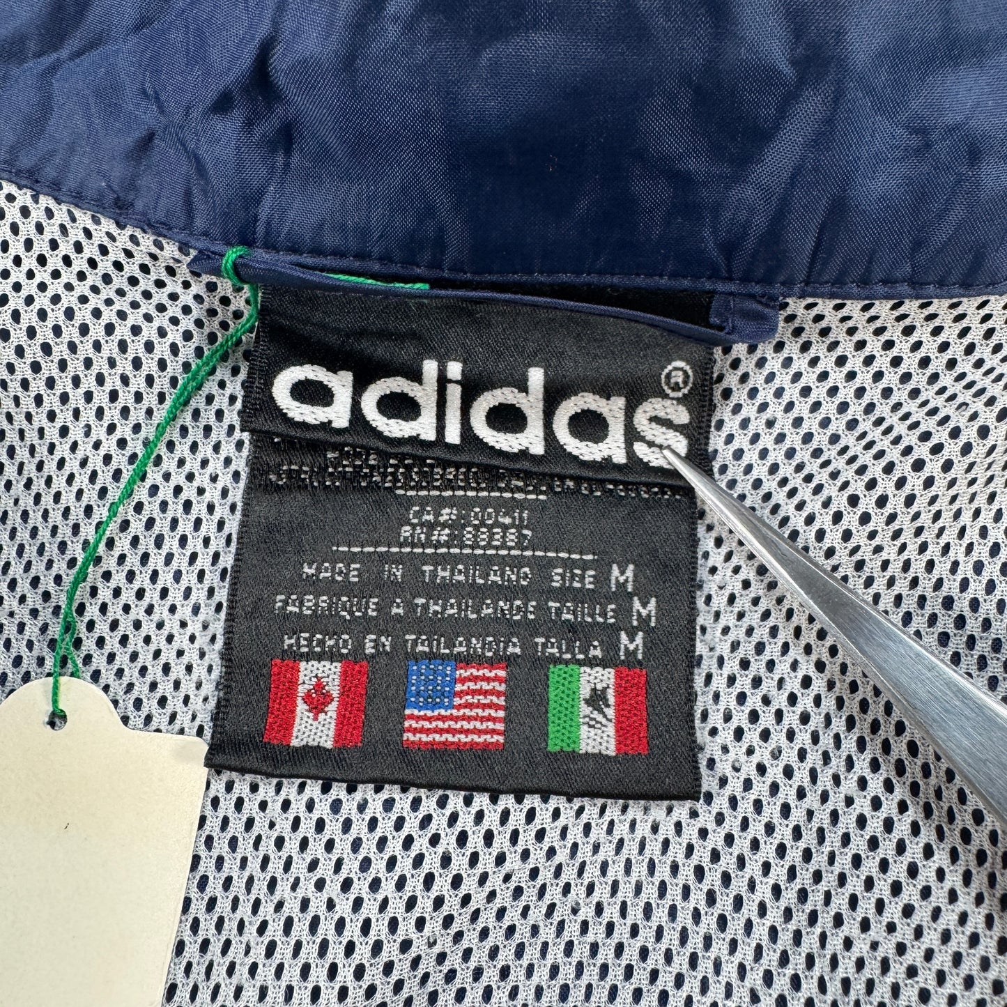 90s adidas アディダス ナイロンジャケット 常田大希 M 黒 ad-u-2505-067