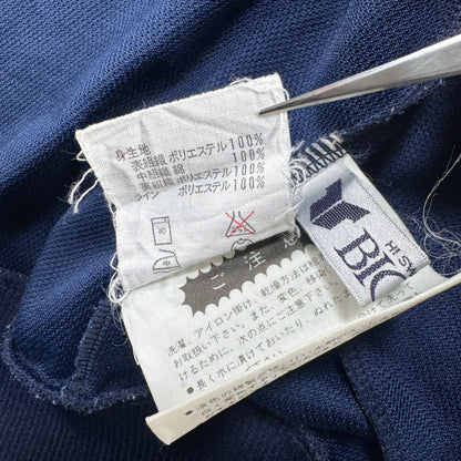 80s 西ドイツ製 アディダス adidas トラックジャケット TECHNO ネイビー L ad-u-2505-066