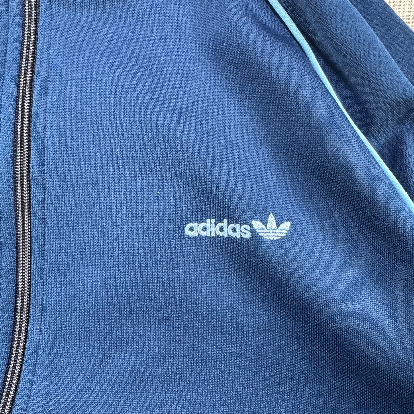 70s 80s 西ドイツ製 アディダス adidas トラックジャケット ネイビー L ad-u-2505-064