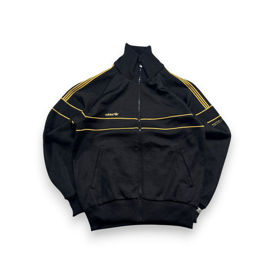 70s アディダス adidas トラックジャケット 黒 ゴールド  S ad-u-2505-062