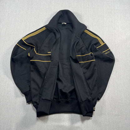 70s アディダス adidas トラックジャケット 黒 ゴールド  S ad-u-2505-062