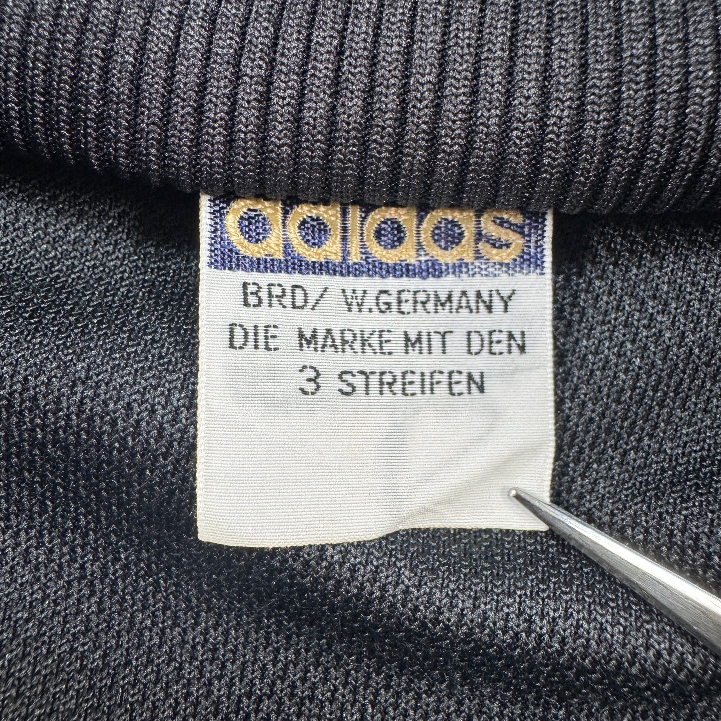 70s アディダス adidas トラックジャケット 黒 ゴールド  S ad-u-2505-062