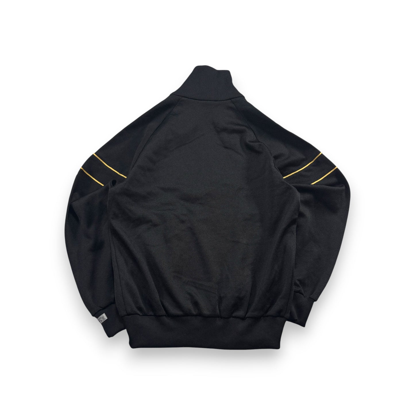 70s アディダス adidas トラックジャケット 黒 ゴールド  S ad-u-2505-062
