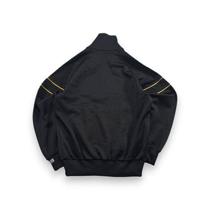 70s アディダス adidas トラックジャケット 黒 ゴールド  S ad-u-2505-062